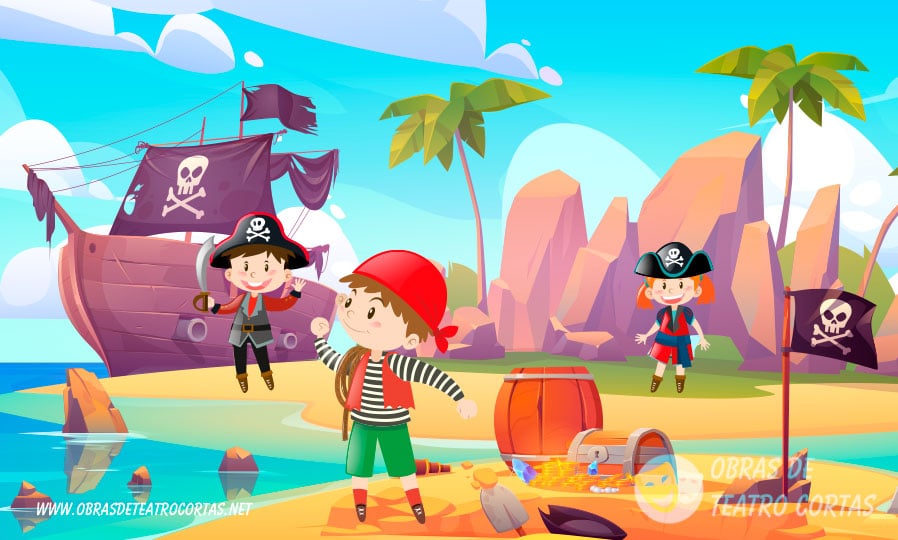 El pirata feroz - Obra de teatro Corta para niños