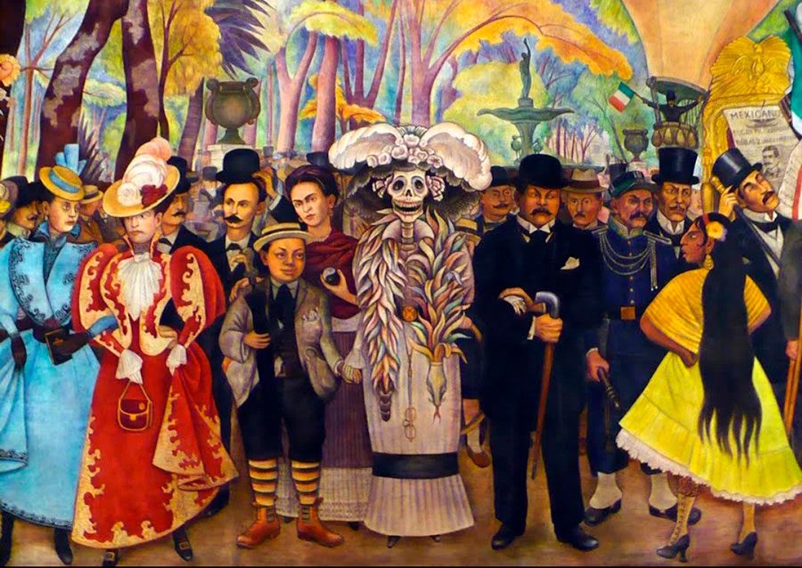 Catrina de Diego Rivera - Mural